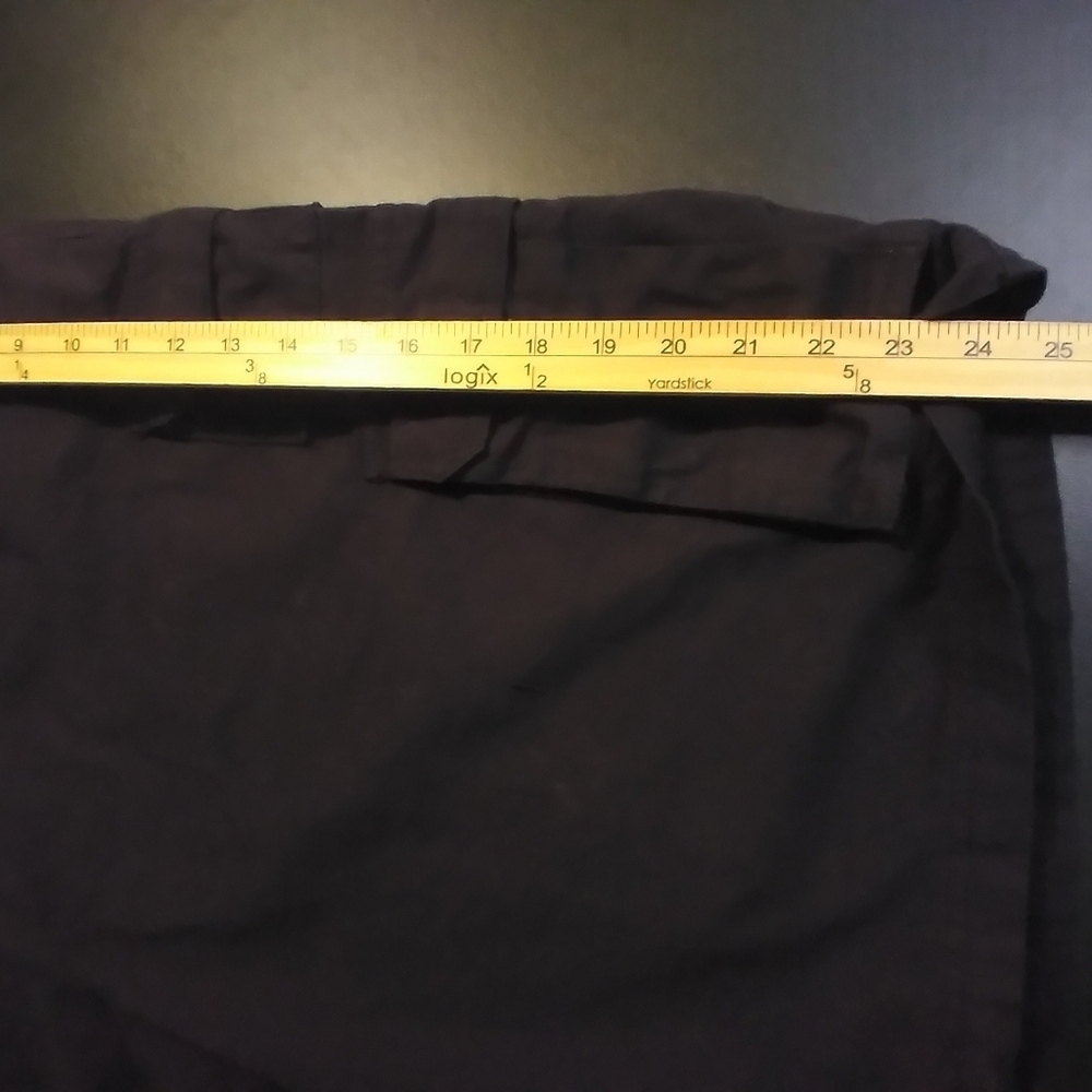 Boulder Creek Trading Co. Black 100% Cotton Cargo Shorts Size 46 Tall Stretch - Picture 9 of 11